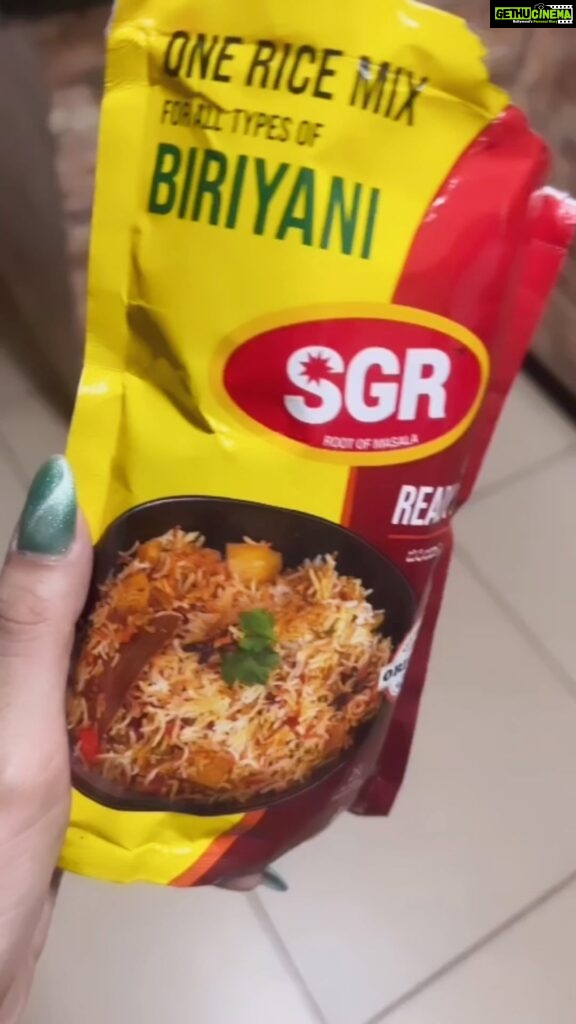 Ragini Dwivedi Instagram - RDKITCHEN REVIEWS A BIRYANI MIX 💕 I generally like to make any biryani from scratch but this a good option for sudden it’s a good option Available at all supermarkets near you I rate it 7 out of 10 MADE A VEGETABLES BIRYANI In a pressure cooker add ghee and onions Mix well Add ginger and garlic paste and cook till smell goes away and rawness Then add green chill tomatoes and vegetables and stir cook for 5 minutes Add the ready mix to the cooker and mix well No extra masala to be added as all present in the pack The add 1:2 ratio water to the cooker this was 2 glasses of rice so about 3.5 glasses of water Pressure cook two whistles and enjoy your biryani You can add your meat or anything else u like the procedure is the same Try it tell me what you think about this mix 💕 #raginidwivedi #ragini #rdkitchen #foodporn #foodblogger #foodstagram #trendingreels #trendingsongs #trendingaudio #trendingnow #reelsinstagram #reelkarofeelkaro #reelitfeelit #reelinstagram #reels #reelindia #viralvideos #viralreel #cooking #homestyle #instafood #foodies #foodgasm #instagood #instagram #instadaily #instamood #simplicity #simplemeals #simplerecipes home sweet home,Bangalore