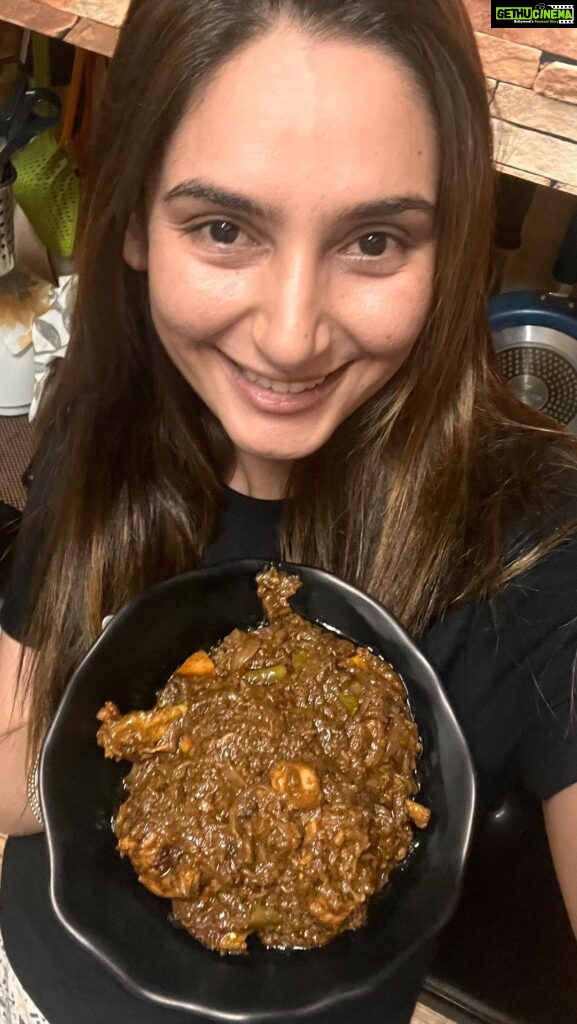 Ragini Dwivedi Instagram - RD KITCHEN REVIEWS @gramthecurry A very interesting take on curries I had to add a few things to make it my taste like a little spicy 🌶️ I will give it an 7/10 worth a try guys MY ADDITIONS: Green chillies and onions A little water to make the gravy and yes salt pepper and garam masala Edited by @kiran.venkataramanappa #raginidwivedi #ragini #foodblogger #foodporn #foodstagram #instafood #foodies #trendingreels #trendingreels #trendingaudio #trendingnow #trend #rdkitchen #rdeats #reelsinstagram #reelitfeelit #reelkarofeelkaro #reelinstagram #viralvideos #viralreels #cooking #cookit #homestyle #simplehomestyle home sweet home,Bangalore