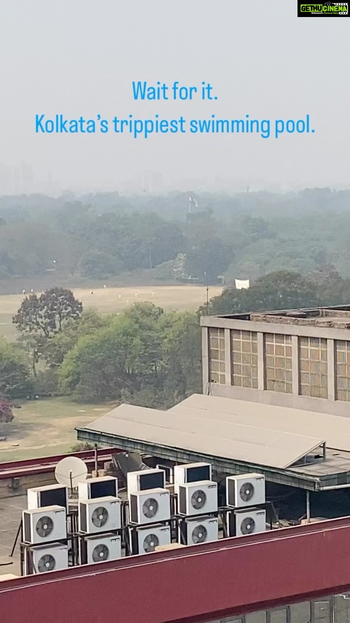 Rahul Bose Instagram - I have a thing for swimming pools. A cursory glance at my posts / reels and you’ll get that v quickly. This one in #kolkata has to be one of the coolest. The view is (I baulk at using this word, abused as it is on a daily basis in this country) iconic - Eden Garden, Vidyasagar Setu, Victoria Memorial… And it’s all yours for the taking as you do laps at the @glenburnpenthouse rooftop pool. One of my most memorable swims. #kolkatamonamour