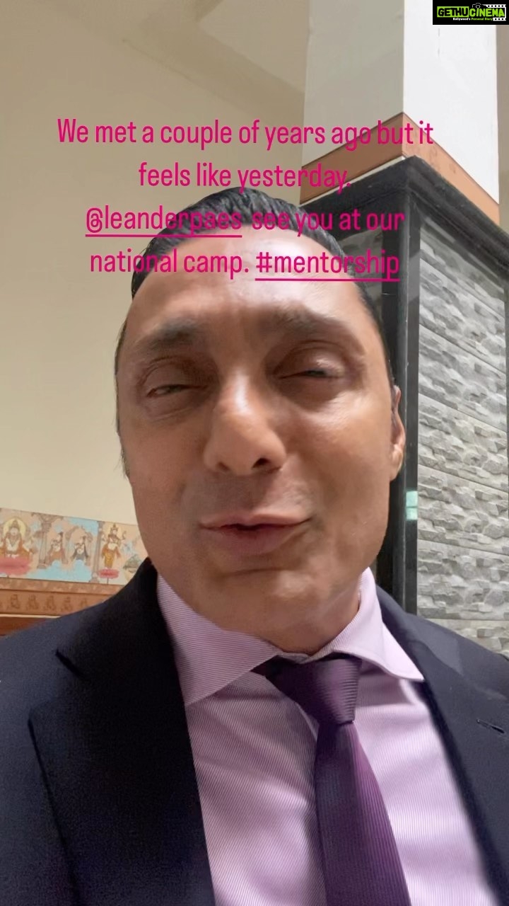 Rahul Bose Instagram - One of the most naturally talented sportspersons I have ever met, @leanderpaes would have definitely played for India had he continued playing rugby (yes, he was also a rugby player). Many congratulations Lee, on having having the tennis center @kiituniversity being named after you. Looking forward to what you have to offer @rugbyindia with your initiative to build the physical, mental and emotional health of elite athletes. Cheers.