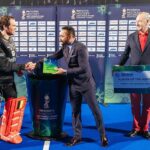 Rahul Bose Instagram – This happened today. Gave away the #ManOfTheMatch trophy to @vincvanasch21 the Belgian goalkeeper, after a cracker of a semi final between #belgium and the #netherlands , in #bhubaneswar . Thank you for the honour @sports_odisha @hockeyindia . See you in the finals!