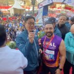 Rahul Bose Instagram – At the start line : always a pleasure to meet the Honourable Minister for Law and Justice Shri @kiren.rijiju His passion and zest for sport is such a breath of fresh air. Thank you for coming to the @tatamummarathon , Sir. See you next year!