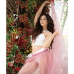 Reyhna Malhotra Instagram - Magic💫💫💫💫💫🌈 Blooming in my Freya energy 🧿 🍒 🍒 Shot by @photographybyafn Styled by @aesana0710 Makeup by @makeup_jockey Hairstyling by @isha_hmua Swimwear @angelcroshet_swimwear @maverick.communication01 Location courtesy @roofberriesbandra @maverick.communication01 @aparnasinghlabel Roofberriesbandra