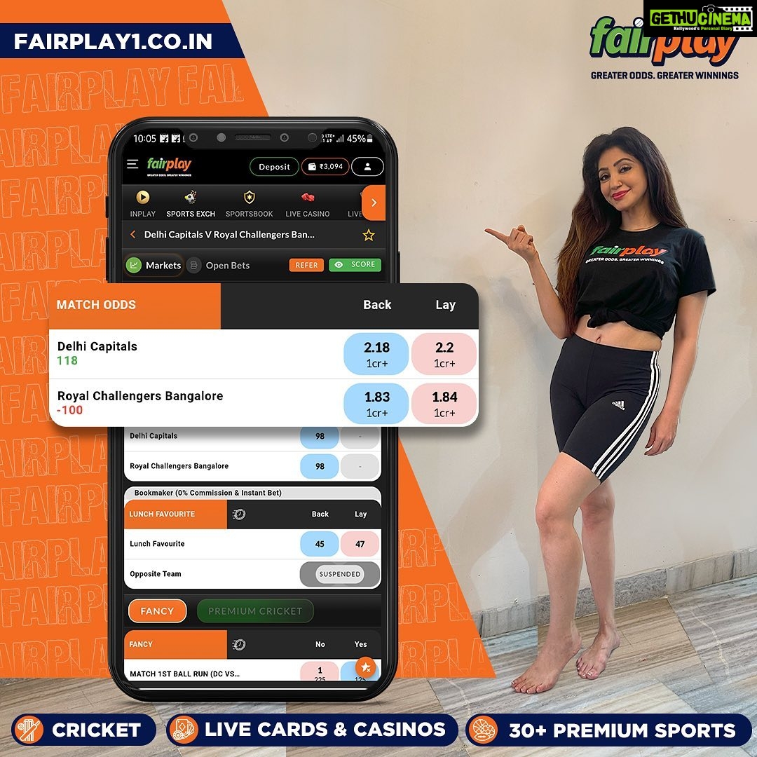Reyhna Malhotra Instagram - Use Affiliate Code REYHANA300 to get a 300% first and 50% second deposit bonus. IPL fever is at its peak, so gear up to place your bets only with FairPlay, India's best sports betting exchange. 🏆🏏 Earn big by backing your favorite teams and players. Plus, get an exclusive 5% loss-back bonus on every IPL match. 💰🤑 Don't miss out on the action and make smart bets with FairPlay. 😎 Instant Account Creation with a few clicks! 🤑300% 1st Deposit Bonus & 50% 2nd deposit bonus with FREE GOLD loyalty status - up to 9% Recharge/Redeposit Bonus lifelong! 💰5% lossback bonus on every IPL match. 😍 Best Loyalty Plan – Up to 10% Loyalty bonus. 🤝 15% referral bonus across FairPlay & Turnover Bonus as well! 👌 Best Odds in the market. Greater Odds = Greater Winnings! 🕒 24/7 Free Instant Withdrawals ⚡Fastest Settlements within 5mins Register today, win everyday 🏆 #IPL2023withFairPlay #IPL2023 #IPL #Cricket #T20 #T20cricket #FairPlay #Cricketbetting #Betting #Cricketlovers #Betandwin #IPL2023Live #IPL2023Season #IPL2023Matches #CricketBettingTips #CricketBetWinRepeat #BetOnCricket #Bettingtips #cricketlivebetting #cricketbettingonline #onlinecricketbetting