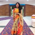 Riythvika Instagram - #colors ❤️💚💛🧡 saree @lakshmiboutique2021