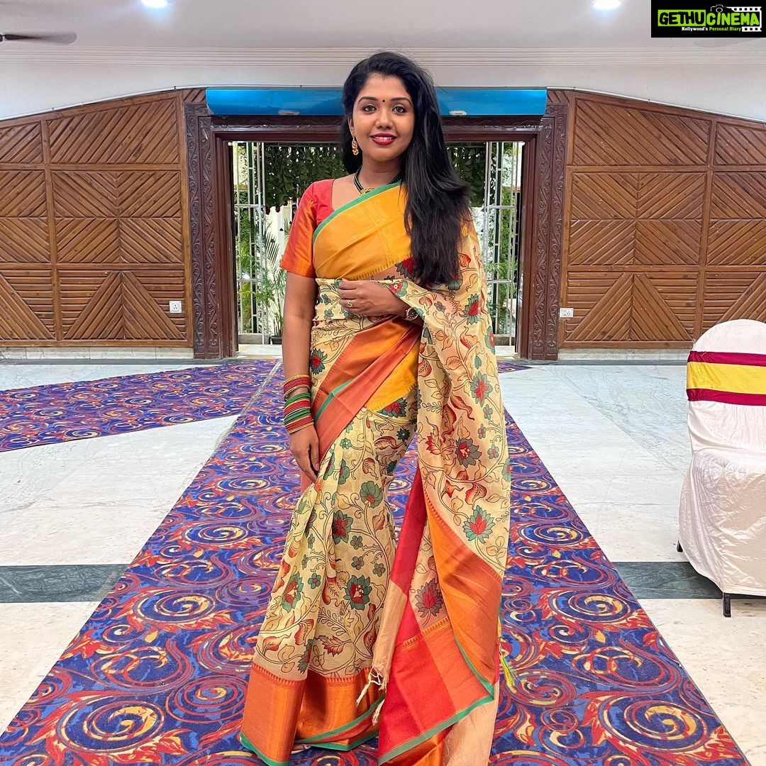 Riythvika Instagram - #colors โค๏ธ๐๐๐งก saree @lakshmiboutique2021