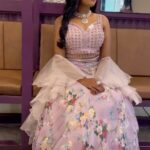 Riythvika Instagram - @riythvika_official ❤️ in Our handcrafted blouse & floral lilac skirt 🤍 looking absolutely gorgeous❤️‍🔥 to order yours Dm / whats app at 93427 56275 ❤️ . Makeup by @luxxmakeover ❤️ Jewlry from @fineshinejewels ❤️ #custommade #fashion #fashionstyle #bridesmaiddress #bridallehenga #gowns #bridalwearcollection #bridesmaids #customizedoutfits #bridalwear #indowesternstyle #indianbride #southindianweddings #fashionista #birthdayoutfit #momanddaughter #custommade #southindianfashion #maxidress #gowns #bridalblouses #chennaidesigner #jyotishdhiwaakar Chennai, India