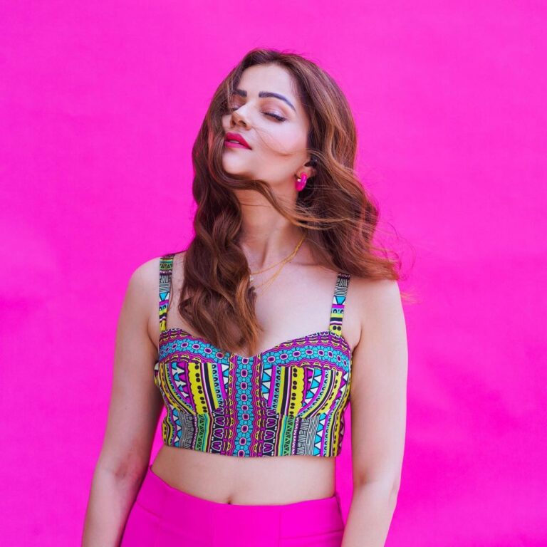Rubina Dilaik Instagram - Barbie #vibes . . . . Shot by @smileplease_25 styled by @stylingbyvictor @sohail__mughal___ Top @iamkenferns Chains @azgaofficial Rings @aestheeetical Assisted by @styleby_antara @sanakhan.z