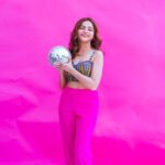 Rubina Dilaik Instagram - Barbie #vibes . . . . Shot by @smileplease_25 styled by @stylingbyvictor @sohail__mughal___ Top @iamkenferns Chains @azgaofficial Rings @aestheeetical Assisted by @styleby_antara @sanakhan.z