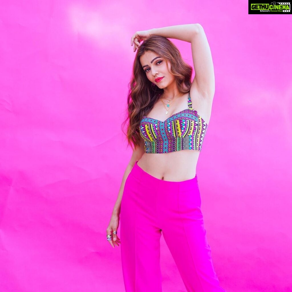 Rubina Dilaik Instagram - Barbie #vibes . . . . Shot by @smileplease_25 styled by @stylingbyvictor @sohail__mughal___ Top @iamkenferns Chains @azgaofficial Rings @aestheeetical Assisted by @styleby_antara @sanakhan.z