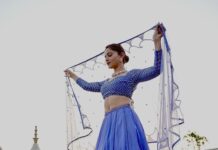 Rubina Dilaik Instagram - Yeh shaam Sufi , teri nigaahon se . . . My favourite lensman @ashukla09 . . . Styled by @stylingbyvictor @sohail__mughal___ Outfit @irrauofficial Jewellery @namasyajewellery . . . This beauty behind …. @fairmontjaipurindia @crosshairsindia