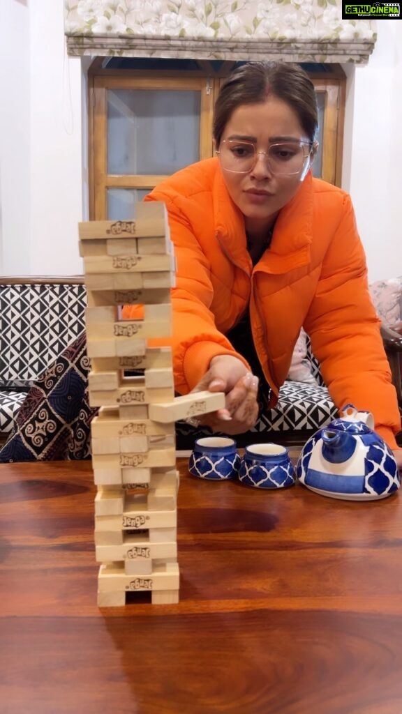 Rubina Dilaik Instagram - We spent Friday evening as our #jenga #time 🙃