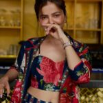 Rubina Dilaik Instagram - Talk about my attitude- I have a lot of it ….. . . . Styled by @stylingbyvictor @sohail__mughal___ Outfit @gazalguptacouture Assisted by @ebthestylecoach