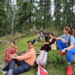 Rubina Dilaik Instagram - Celebrating our 5th anniversary in our way…. He @ashukla09 loves mountains and I love to touch base with my roots to replenish my soul, hence we decided to trek the highest peak in Himachal ( Churdhaar ) , which is an abode of Mahadev 🔱to pay our gratitude with our family….. 🙏🏼❤️