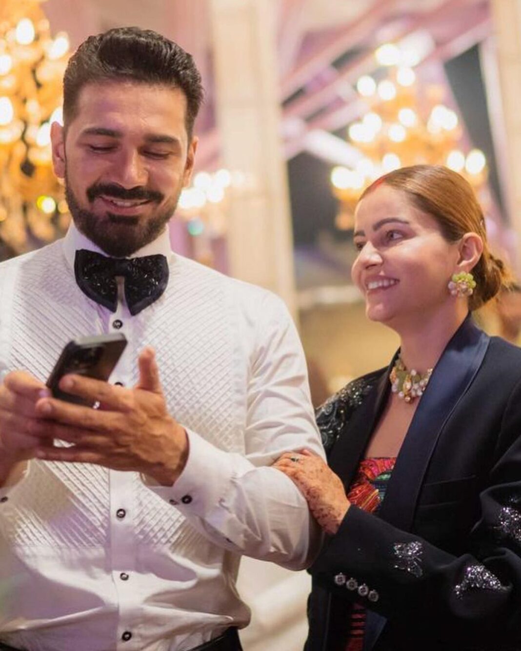 Rubina Dilaik Instagram - Love isn’t looking into each others eyes, #love is looking forward in the same Direction ! Appreciation post for my charismatic boyfriend and amazing husband @ashukla09 ❤️🧿