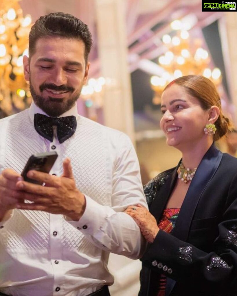 Rubina Dilaik Instagram - Love isn’t looking into each others eyes, #love is looking forward in the same Direction ! Appreciation post for my charismatic boyfriend and amazing husband @ashukla09 ❤️🧿