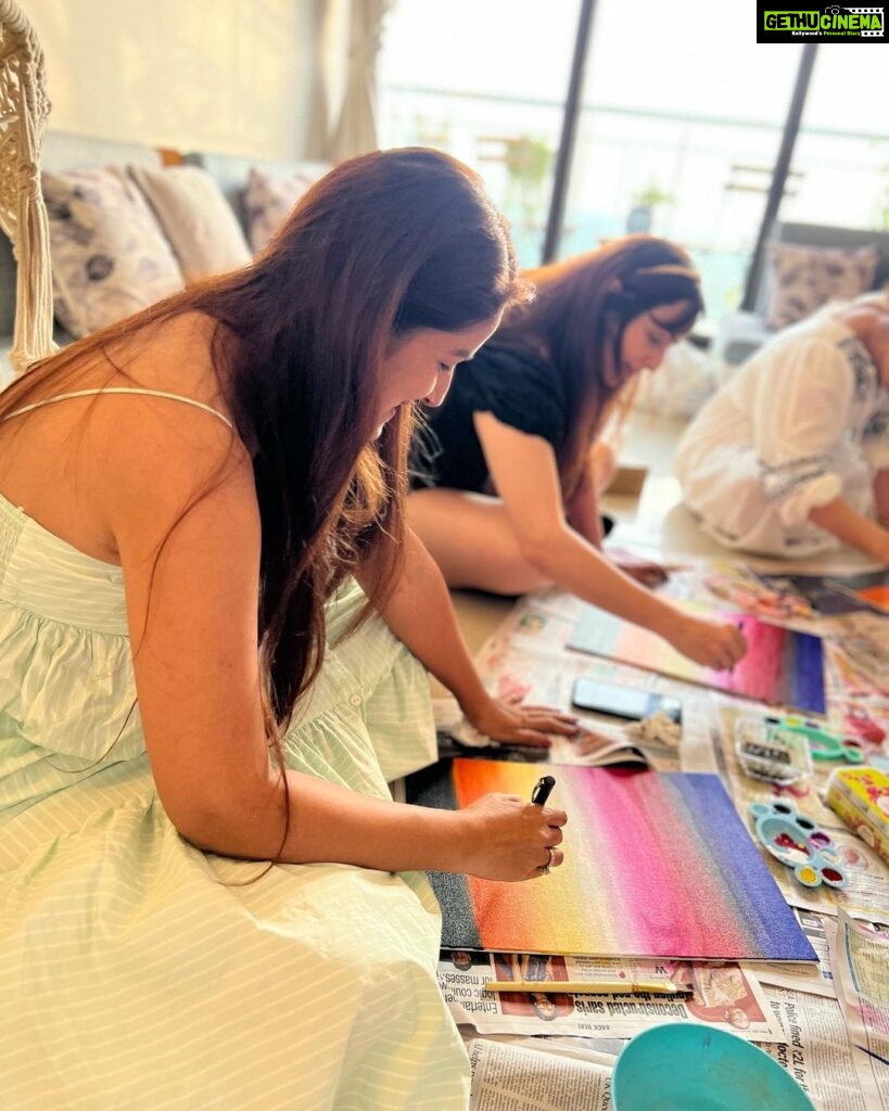 Rubina Dilaik Instagram - Creative gathering with friends ❤️ is the new cool….. 😎