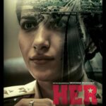 Ruhani Sharma Instagram - Feeling super nervous and excited to show you what I’ve been working on for the past few months. Here’s sharing the 1st look of my next in Telugu. #HER Written and directed by extremely talented @sreedhaar Produced by some amazing people #RaghuSankuratri @deepasankuratri @poojakandimalla @doubleup.mediawks @vikas_vasishta @onelifeitis, @jeevankumar.a @vishnubesi @chanakyart @santhoshkumardesignstudio #abhignya #vinodvarma @therealravivarma @karthikmerugu25 #snehith.rd @makeuphairbyrahul @k_sai_rock @chandu.sekhar.39