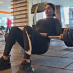 Ruhani Sharma Instagram - My 1st workout video 🙈♥️🦋