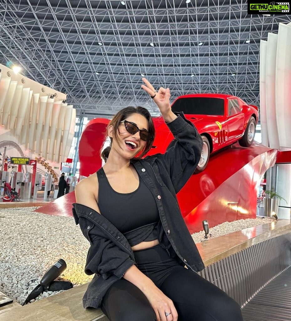 Ruhani Sharma Instagram - A day full of love, laughter & Joy ♥️ . . . @yasisland @ferrariworldabudhabi @wbworldad Ferrari World Yas Island, Abu Dhabi