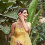 Ruhani Sharma Instagram - Which one is your fav 🙈🐒 . . . . 📸 @akshay.rao.visuals MUA @makeuphairbyrahul Wearing @geethikakanumilli Ear rings @kushalsfashionjewellery Stylist @reshma_stylist