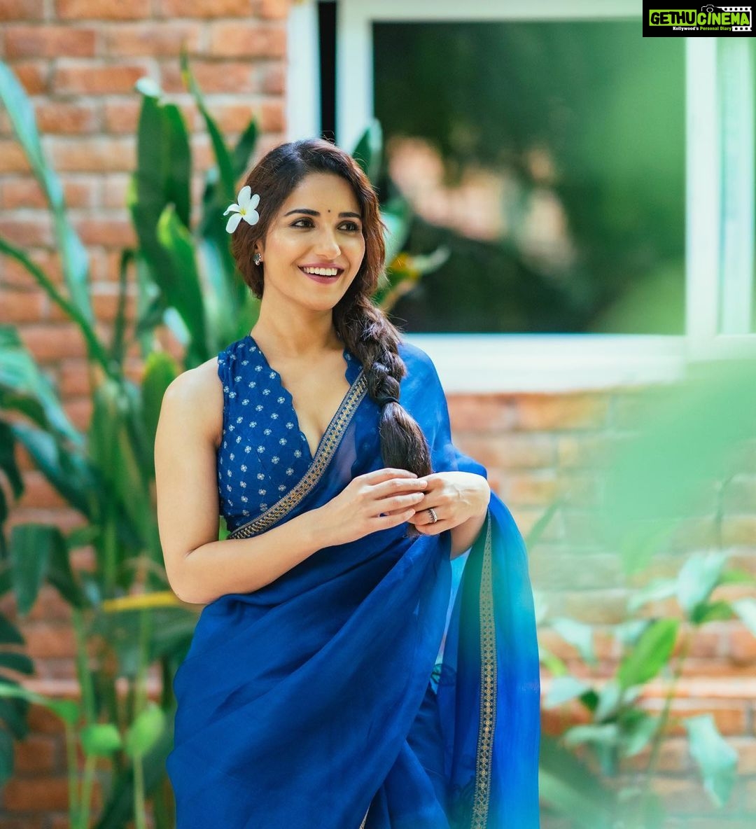 Ruhani Sharma Instagram - Caption this 🙈♥️ . . . . 📸 @the_pixel_farmer MUA @makeuphairbyrahul Wearing @singhanias_hyd Stylist @reshma_stylist Location @browntownresort