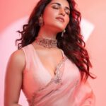 Ruhani Sharma Instagram - My love for Saree isn’t ending 🌹 . . . . . 📸 @pranil_chintewar MUA @makeuphairbyrahul Wearing @singhanias_hyd Jewelry @kalasha_finejewels Stylist @reshma_stylist Creative director @santhoshkumardesignstudio Location @prashmax_photography
