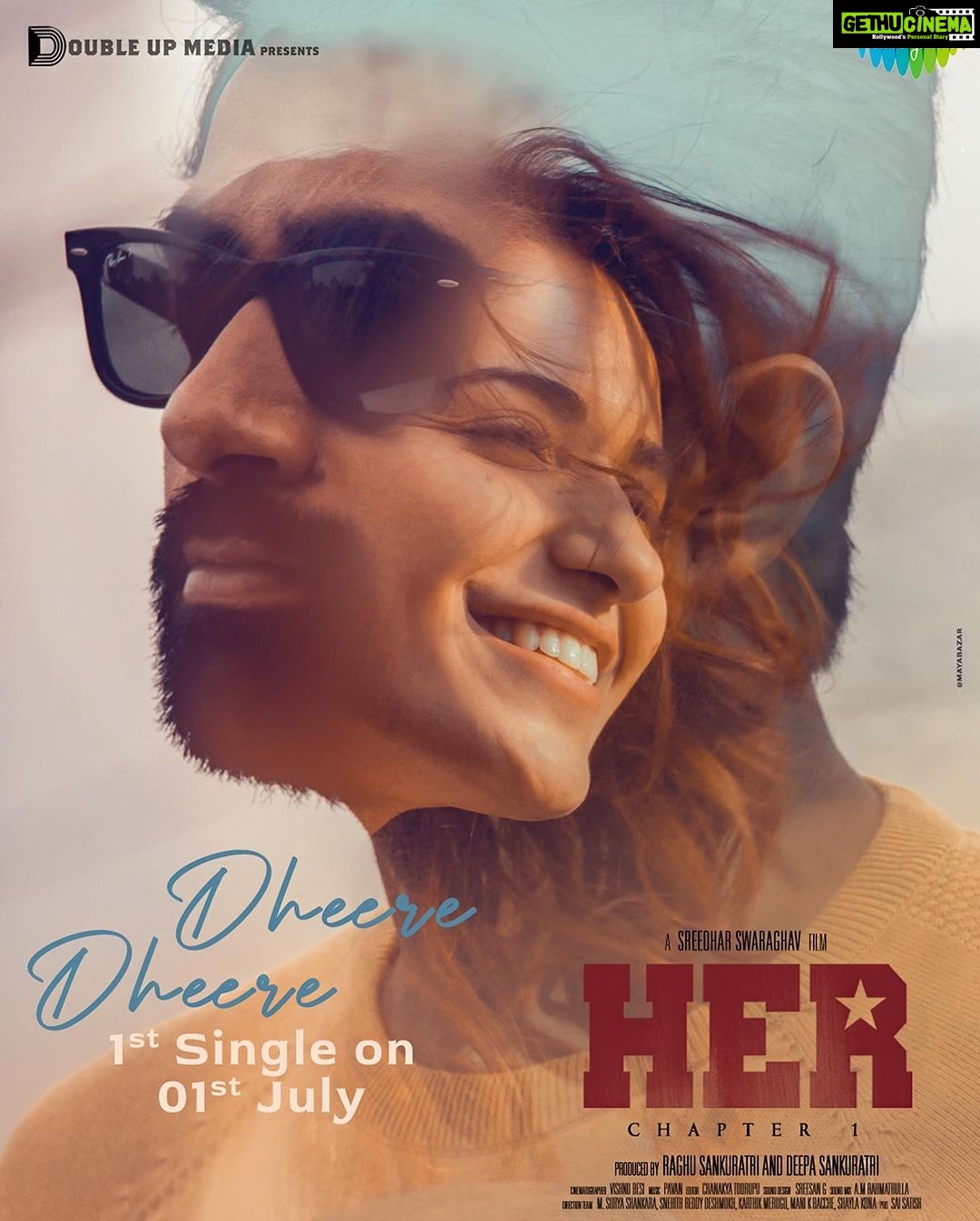 Ruhani Sharma Instagram - 1st single from #HER Coming Out on July 1st . . . . . #dheeredheere @sreedhaar @vikas_vasishta @onelifeitis @jeevankumar.a @vinodvarma_29 @abhignya9 @therealravivarma @vishnubesi @chanakyart @veenaghantasala @raghusankuratri @deepasankuratri @poojakandimalla @sureshproductions #SanjaySwaroop #Raviprakash @pro_saisatish