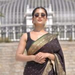 Ruhani Sharma Instagram - Eternal love for sarees ♥️ . . . . . . Wearing @singhanias_hyd Styling @__.gunjan.__ 📸 @rohanharshilphoto Columbus, Ohio