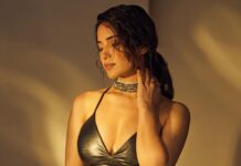 Ruhani Sharma Instagram - 🌙 . . . . 📸 @shaktismaran Styled by @rashmitathapa MUA @makeuphairbyrahul