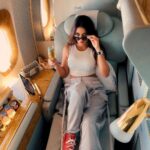 Ruhi Singh Instagram - My apple spritzer and I, both need chilling @emirates #emiratesfirstclass