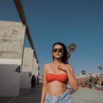 Ruhi Singh Instagram - California dreamin @atmosphre.studios Venice Beach, California