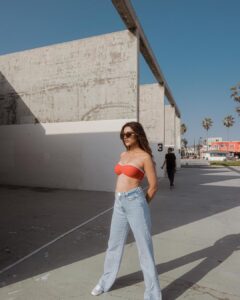 Ruhi Singh Instagram - California dreamin @atmosphre.studios Venice Beach, California