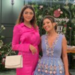 Ruhi Singh Instagram - Emily in Paris with @missmalini 😍 Such a fun brunch with my girls. Life’s beautiful 😻 Ps- I do everything extremely seriously, including following dress codes 😂 what do you think of my #emilyinparis look? Ditas Mumbai