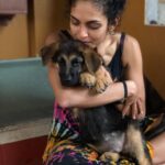 Rukmini Vijayakumar Instagram - Don’t know how he went from this to that so fast!! #kong #dogmom #gsd #germanshepherd