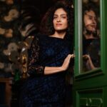 Rukmini Vijayakumar Instagram - A few more from the shoot with @sunnyjagesar Can’t believe that 4 months of 2023 have already passed. Life does go by fast…. #curlyhair #browngirl #blackdress #lacy #indiangirl #fashion #shoot