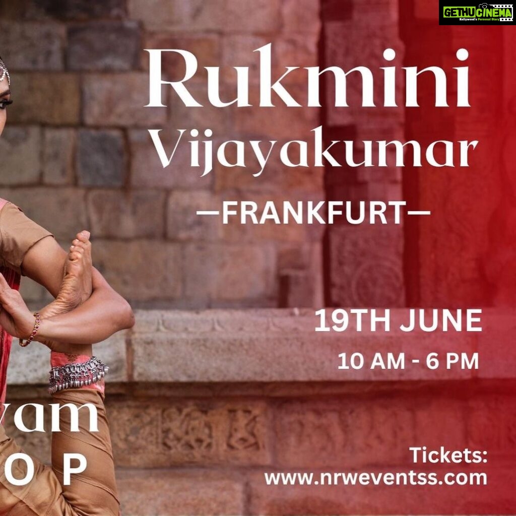 Rukmini Vijayakumar Instagram - Im going to be performing and teaching workshops in many different countries in June. (Please see the list below. Posters are not clear) Hope to see some of you at either a performance or a workshop. Ill be in Sydney, Tallinn-Estonia, Frankfurt-Germany, Amsterdam- Netherlands, Basel- Switzerland. Details and links are in my bio. You can also find more details on my website. June 10th: “Krishnaa” Riverside theatre, Sydney June 11th : Bharatanatyam workshop, Sydney (Meera Joy - +61425210985 , meera_natiyam@hotmail.com) June 16th & 17th : Bharatanatyam workshop, Tallinn June 17th: 'An evening of Bharatanatyam' , Tallinn June 18th: “Krishnaa” Willy-Brandt-Halle, Frankfurt June 19th: Open level and Bharatanatyam workshop, Frankfurt June 20th & 21st: Abhinaya workshop, Amsterdam (sharon@indiandance-europe.com) June 23rd: “Ishwara” Union Kultur, Basel June 24th: Bharatanatyam workshop, Basel Photo: @anupjkat @vivianambrose #bharatanatyam #performance #europe #australia #sydneybharathanatyamdancers #indiandanceeurope #indiandance #bharatanatyamworkshop