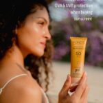 Rukmini Vijayakumar Instagram - I love the sun but after getting sun burned several times, I’ve learned that I need to use sunscreen to protect my skin from sun damage! The all new @pondsindia Serum-boost sunscreen is enriched with SPF 50 and Niacinamide C that help protect the skin from damage caused by UVA and UVB rays☀️ It’s lightweight, non- sticky and leaves no white cast, which makes it super easy to re-apply throughout the day. It prevents dark patches caused by sun damage and leaves your skin with an even tone. Sharing my quick sunscreen tips with you guys. Share yours in the comments! 🙋🏻‍♀️ #Protectandfade with the @pondsinda Serum-boost sunscreen! ☀️