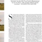 Rukmini Vijayakumar Instagram - I’m so excited to be featured in the @vogueindia May/June issue in photographs by @suleikamueller and styled by @aartthie So beautifully written by Avantika Shankar ♥️♥️♥️ Don’t forget to grab your copy of vogue india !! #vogue #vogueindia #bharatanatyam #spirituality #oneness #love #universe #salangai #shiva #parvati #indian