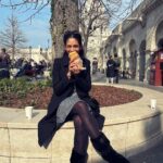 Rukmini Vijayakumar Instagram - Whenever I have to take a long flight, I feel like I just want to stay home. But once I get there, the people make everything worthwhile. When an audience is moved, or when students have a genuine curiosity for learning, somehow those long hours on a flight and time away from home feels alright. I have the gift of dance, and through that I have the fortune of meeting wonderful people. So thankful for everyone who had me! 1 : eating a traditional Hungarian pastry. The best thing in that cold. #musttry 2/3/4 : looking at the sights in the castle district in Budapest with the lovely @eva_anjalidance and her husband. 5: post performance joys with @eva_anjalidance students. I’ve never come back on stage so many times for audience applause. Both exhilarating and humbling at once. 6 : students in Budapest. Too many to fit into a square post. 7: @prasanth_artist88 , his wife Yazhini and their lovely daughter who took care of me in Germany. 8: workshop in Germany, again too many students to fit into the square post 🙈 9: workshop in Amsterdam that @sawezer organised. I can’t believe I didn’t take a single picture with her 🙄 @indian.dance.europe she’s the best! ♥️ 10: workshop in Amsterdam by the lovely Anna, at @yojigendojo #dancerlife #travel #indiandance #bharatanatyam #bharatnatyam #classicalindiandancer