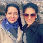 Rukmini Vijayakumar Instagram - Whenever I have to take a long flight, I feel like I just want to stay home. But once I get there, the people make everything worthwhile. When an audience is moved, or when students have a genuine curiosity for learning, somehow those long hours on a flight and time away from home feels alright. I have the gift of dance, and through that I have the fortune of meeting wonderful people. So thankful for everyone who had me! 1 : eating a traditional Hungarian pastry. The best thing in that cold. #musttry 2/3/4 : looking at the sights in the castle district in Budapest with the lovely @eva_anjalidance and her husband. 5: post performance joys with @eva_anjalidance students. I’ve never come back on stage so many times for audience applause. Both exhilarating and humbling at once. 6 : students in Budapest. Too many to fit into a square post. 7: @prasanth_artist88 , his wife Yazhini and their lovely daughter who took care of me in Germany. 8: workshop in Germany, again too many students to fit into the square post 🙈 9: workshop in Amsterdam that @sawezer organised. I can’t believe I didn’t take a single picture with her 🙄 @indian.dance.europe she’s the best! ♥️ 10: workshop in Amsterdam by the lovely Anna, at @yojigendojo #dancerlife #travel #indiandance #bharatanatyam #bharatnatyam #classicalindiandancer