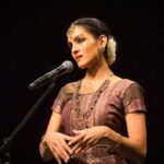 Rukmini Vijayakumar Instagram - A few pictures from my performance in Tallinn two weeks ago. Many years ago, when I was about 12 years old, I was attending a workshop with CVC mama. Workshops left huge impressions on me at that age and it impacted my practice. A few words made a big difference to me. No repetition or continuous correction was necessary. I was so hungry to learn that I latched onto every word that was said by any teacher. I would analyse repeatedly and try to implement whatever was spoken. He said “there are no bad photos, only bad dancers. Whenever a photograph is taken, even if it is mid movement, it must look coherent” it may seem like such a simple thing to say. But it made so much sense to me that I began to think of transitions and weight shifts and how my arms moved for so many many years afterwards. I can’t actually say that I’m happy with every photograph even now, but there’s definitely been a lot of progress because of this analysis. It’s important as students of dance to remember that a teacher is a guide, and the work must be done by you at the end of the day. Also, no learning is too small. Everything is important, so never close your mind to anything that is offered. Performance was hosted by @amrita.stuudio ♥️ #bharatanatyam #indiandance #tallinn #learning #performance #classicaldancer