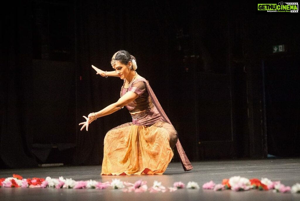 Rukmini Vijayakumar Instagram - A few pictures from my performance in Tallinn two weeks ago. Many years ago, when I was about 12 years old, I was attending a workshop with CVC mama. Workshops left huge impressions on me at that age and it impacted my practice. A few words made a big difference to me. No repetition or continuous correction was necessary. I was so hungry to learn that I latched onto every word that was said by any teacher. I would analyse repeatedly and try to implement whatever was spoken. He said “there are no bad photos, only bad dancers. Whenever a photograph is taken, even if it is mid movement, it must look coherent” it may seem like such a simple thing to say. But it made so much sense to me that I began to think of transitions and weight shifts and how my arms moved for so many many years afterwards. I can’t actually say that I’m happy with every photograph even now, but there’s definitely been a lot of progress because of this analysis. It’s important as students of dance to remember that a teacher is a guide, and the work must be done by you at the end of the day. Also, no learning is too small. Everything is important, so never close your mind to anything that is offered. Performance was hosted by @amrita.stuudio ♥️ #bharatanatyam #indiandance #tallinn #learning #performance #classicaldancer