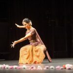 Rukmini Vijayakumar Instagram - A few pictures from my performance in Tallinn two weeks ago. Many years ago, when I was about 12 years old, I was attending a workshop with CVC mama. Workshops left huge impressions on me at that age and it impacted my practice. A few words made a big difference to me. No repetition or continuous correction was necessary. I was so hungry to learn that I latched onto every word that was said by any teacher. I would analyse repeatedly and try to implement whatever was spoken. He said “there are no bad photos, only bad dancers. Whenever a photograph is taken, even if it is mid movement, it must look coherent” it may seem like such a simple thing to say. But it made so much sense to me that I began to think of transitions and weight shifts and how my arms moved for so many many years afterwards. I can’t actually say that I’m happy with every photograph even now, but there’s definitely been a lot of progress because of this analysis. It’s important as students of dance to remember that a teacher is a guide, and the work must be done by you at the end of the day. Also, no learning is too small. Everything is important, so never close your mind to anything that is offered. Performance was hosted by @amrita.stuudio ♥️ #bharatanatyam #indiandance #tallinn #learning #performance #classicaldancer