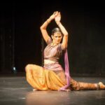 Rukmini Vijayakumar Instagram - A few pictures from my performance in Tallinn two weeks ago. Many years ago, when I was about 12 years old, I was attending a workshop with CVC mama. Workshops left huge impressions on me at that age and it impacted my practice. A few words made a big difference to me. No repetition or continuous correction was necessary. I was so hungry to learn that I latched onto every word that was said by any teacher. I would analyse repeatedly and try to implement whatever was spoken. He said “there are no bad photos, only bad dancers. Whenever a photograph is taken, even if it is mid movement, it must look coherent” it may seem like such a simple thing to say. But it made so much sense to me that I began to think of transitions and weight shifts and how my arms moved for so many many years afterwards. I can’t actually say that I’m happy with every photograph even now, but there’s definitely been a lot of progress because of this analysis. It’s important as students of dance to remember that a teacher is a guide, and the work must be done by you at the end of the day. Also, no learning is too small. Everything is important, so never close your mind to anything that is offered. Performance was hosted by @amrita.stuudio ♥️ #bharatanatyam #indiandance #tallinn #learning #performance #classicaldancer