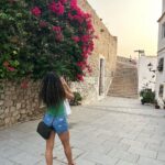 Rukmini Vijayakumar Instagram - #Ibiza . I loved the old town. It was the best part of my visit. The tiny cobblestone streets and cafés, flowers growing between quaint houses, arched wooden doorways…. Might be back for more! #Spain #traveldiaries #dancer #bharatanatyamdancer #ibiza