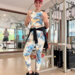 Rupali Bhosale Instagram - Don't sit and wait, Get out there And Feel life ~ RuMi ~ Thanks @science_based_fitnessclub Gym wear @silvertraq Shoes gifted by @science_based_fitnessclub . . . . . . . #StayStrong #StayFit #StayHealthy #TakeCareOfYourSelf #SelfLove #LifeIsBeautiful #PositiveVibes #RupaliBhosle #RockingRupali #RupaliWinningHearts #KeepLoving #FitnessMotivation #FitnessLife #WednesdayVibes #NoPainNoGain #ScienceBasedFitnessClub #FitnessFreak #WednesdayMotivation #StarPravah #Sanjana #AaiKutheKayKarte 🧿