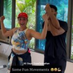 Rupali Bhosale Instagram - “ Even though you’re Transforming💪🏻, you should never stop having fun.”🤪🤪😂 @rupalibhosle Ajun kiti skills ahet ?🤪 #fun #transformationjourney #workoutfun #sbfc #skills #sciencebasedfitnessclub