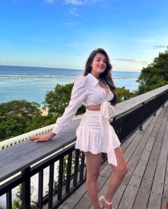 Samiksha Jaiswal Instagram - Ocean lover. 🌊 . . . . . . . . . . . . . #cannabali #bali #beach #vibes #instagood #potd #sunset #sea Canna Bali
