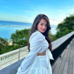Samiksha Jaiswal Instagram - Ocean lover. 🌊 . . . . . . . . . . . . . #cannabali #bali #beach #vibes #instagood #potd #sunset #sea Canna Bali